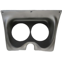 1967-68 Pontiac Firebird; 2-Gauge Dash Panel; (2) 5" Holes; Black