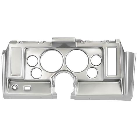 1969 Chevrolet Camaro; 6-Gauge Dash Panel; (2) 5" (4) 2-1/16"; w/ Right Vent Only; Brushed Aluminum