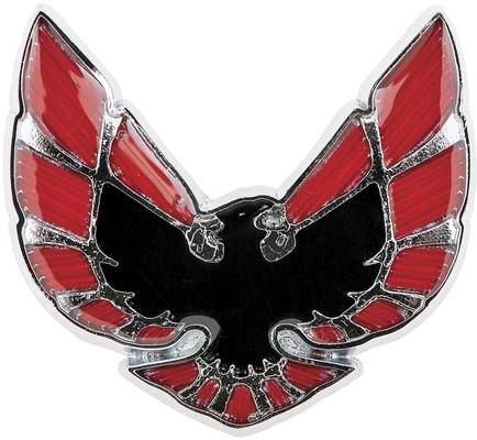 1735919 - 1976-79 Pontiac Firebird; Roof Panel Emblem; Self Adhesive Backed; Each; GM Licensed