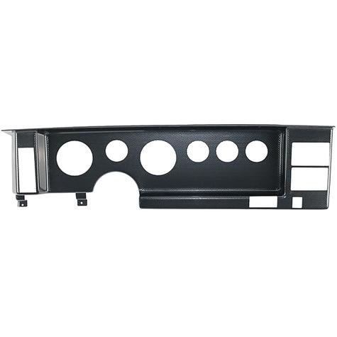 1985-91 Pontiac Firebird; 6 Gauge Dash Panel; (2) 3-3/8", (4) 2-1/16" ; Carbon Fiber Dash Panel