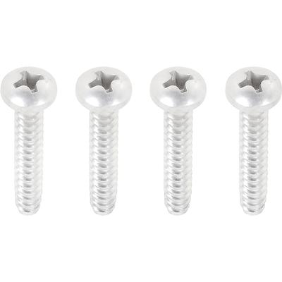1979-93 Ford Mustang; Radio Antenna Base Screw Kit; Stainless Steel; 4 Pieces