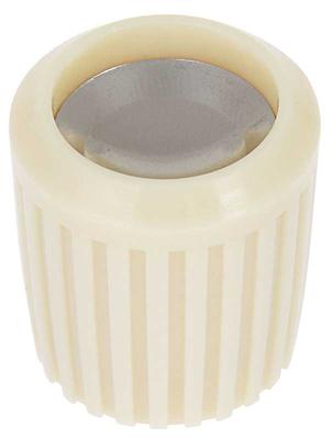 1960-63 Ford Falcon; Radio Knob; White With Chrome Center