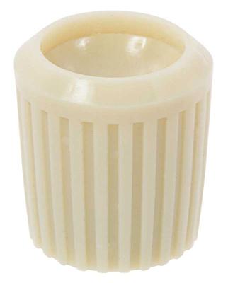 1960-63 Ford Falcon; Radio Knob; White With Plastic Insert