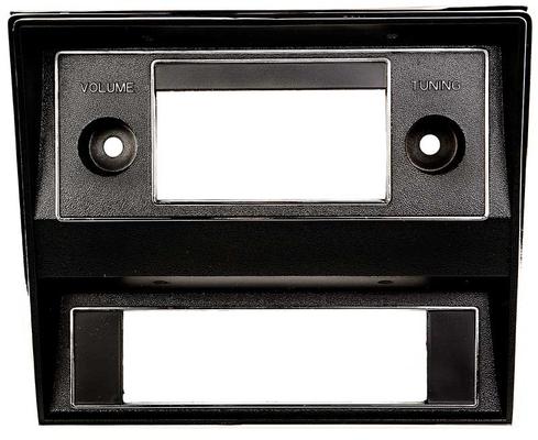 1971-73 Mustang, Cougar; Radio Control Bezel; Black
