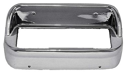 1967-68 Ford Mustang; Dash Bezel; with CD Player; Chrome