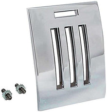 1964-66 Mustang; Heater Dash Plate; Chrome Plated