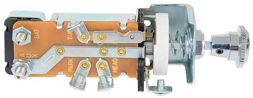 1940-55 GM; Headlamp Switch; with Shaft and Knob; 12-Volt; Universal Fit