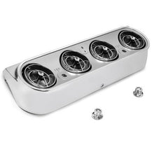 1965 Fairlane, Galaxie, Mustang, Ranchero, 1964-65 Falcon; Under Dash Air Conditioning Bezel, Register & Knob Set; for H