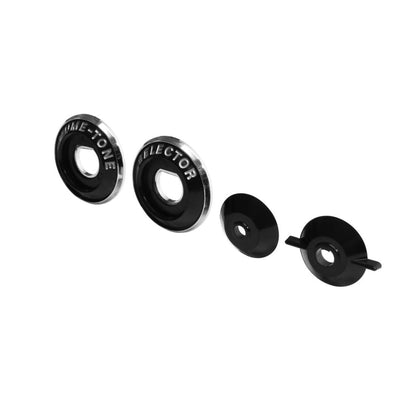 Trim Parts 1958 Chevrolet Full Size Car 4-Piece Radio Bezel Set W/Spacers - (2008)