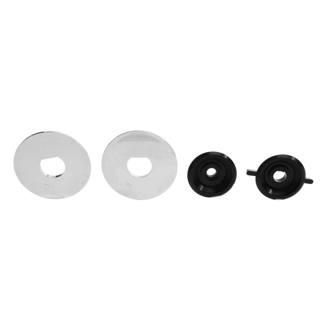 Trim Parts 1958 Chevrolet Full Size Car 4-Piece Radio Bezel Set W/Spacers - (2008)