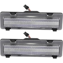 1982-92 Camaro, Firebird; Side Marker Lamp Set; Front; Clear Lens; Amber LEDs; Pair