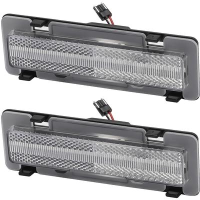 1982-92 Camaro, Firebird; Side Marker Lamp Set; Front; Clear Lens; Amber LEDs; Pair