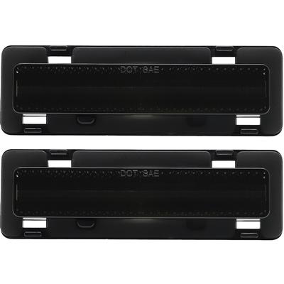 1982-92 Camaro, Firebird; Side Marker Lamp Set; Front; Smoked Lens; Amber LEDs; Pair