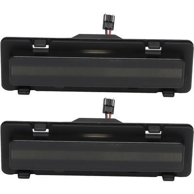 1982-92 Camaro, Firebird; Side Marker Lamp Set; Front; Smoked Lens; Amber LEDs; Pair
