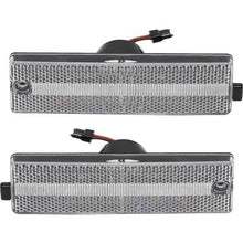 1993-02 Chevrolet Camaro; Side Marker Lamp Set; Rear; Clear Lens; Red LEDs; Pair