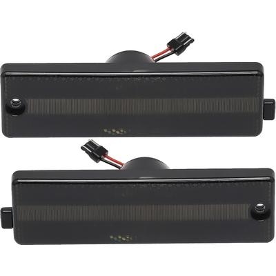 1993-02 Chevrolet Camaro; Side Marker Lamp Set; Rear; Smoked Lens; Red LEDs; Pair