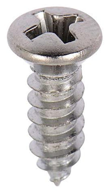 Tap Screw; Phillips Oval #8 Head; #10 x 1/2"