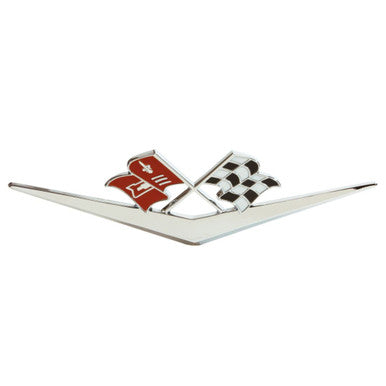 Trim Parts 1959 Chevrolet Car/El Camino "348" Hood Emblem W/Fasteners, Each - (2028)