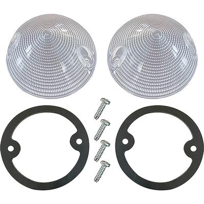 1958-59 GMC; Park Lamp Lens and Gasket Set; LH and RH