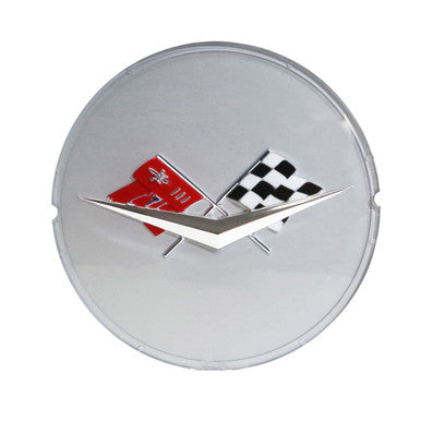 Trim Parts 1959-60 Chevrolet Car & El Camino Silver Spinner Emblem Insert, Each - (2050)