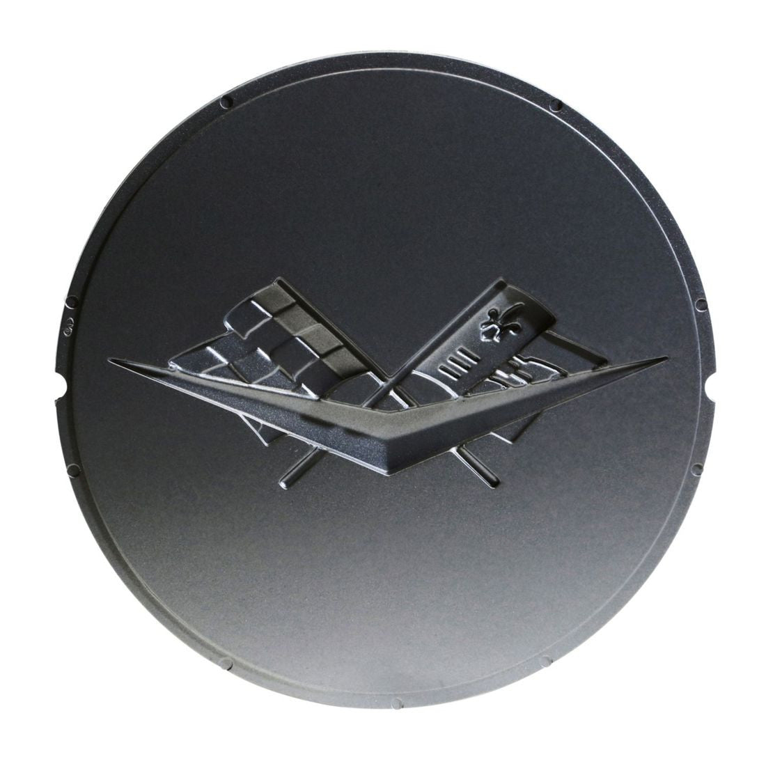 Trim Parts 1959-60 Chevrolet Car & El Camino Silver Spinner Emblem Insert, Each - (2050)