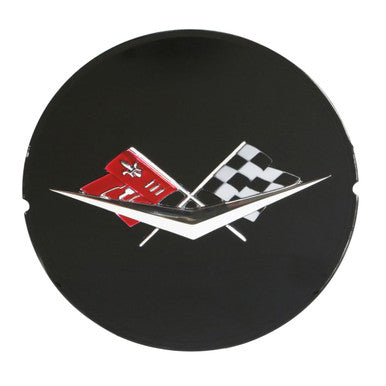 Trim Parts 1959-60 Chevrolet Car & El Camino Black Spinner Emblem Insert, Each - (2051)