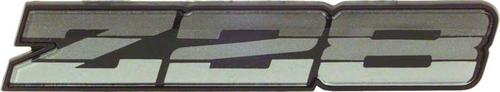 20544118 - 1985-87 Camaro Z28; Rocker Panel Emblem ; Tri-Color Gray/Black; Each; GM Licensed