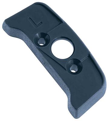 1974-81 Seat Belt Shoulder Guide Escutcheon ; Dark Blue; LH Driver Side