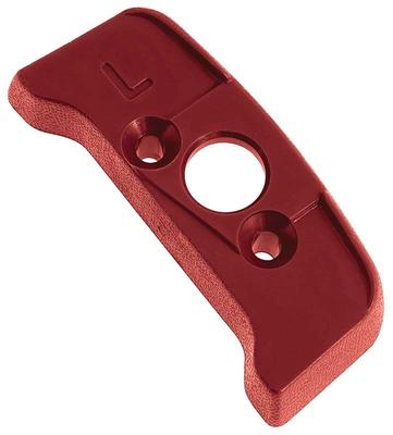 1974-81 Seat Belt Shoulder Guide Escutcheon; Firethorn Red; LH Driver Side
