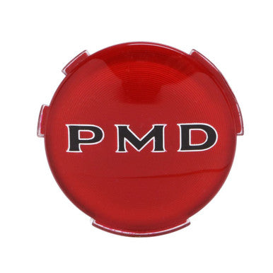 Trim Parts Pontiac Wheel Cover2 7/16”” Diameter W/Red Background "PMD" Emblem, Each - (8201)