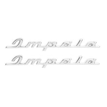 Trim Parts 1960 Chevrolet Impala Rear Quarter "Impala" Emblems W/Fasteners, Pair - (2087)