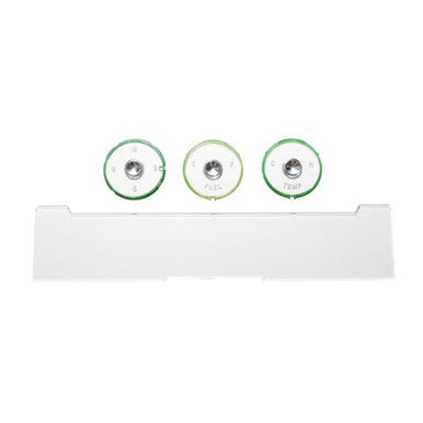 Trim Parts 1961-62 Chevrolet Full Size Car 4-Piece Instrument Lens Set W/Borg Clock - (2099A)