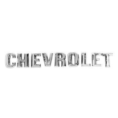 Trim Parts 1960-61 Chevrolet Full Size Car "Chevrolet" Hood Letter Set - (2110)
