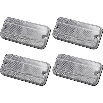 1968-72 Chevrolet, GMC Pickup, Suburban, Jimmy; Marker Lamp Set; Clear Lens; Red/Amber LED