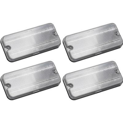 1968-72 Chevrolet, GMC Pickup, Suburban, Jimmy; Marker Lamp Set; Clear Lens; Red/Amber LED