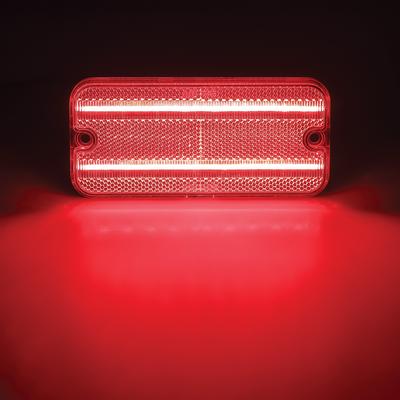 1968-72 Chevrolet, GMC Pickup, Suburban, Jimmy; Marker Lamp Set; Clear Lens; Red/Amber LED