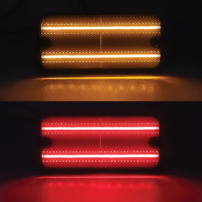 1968-72 Chevrolet, GMC Pickup, Suburban, Jimmy; Marker Lamp Set; Smoked Lens; Red/Amber LED