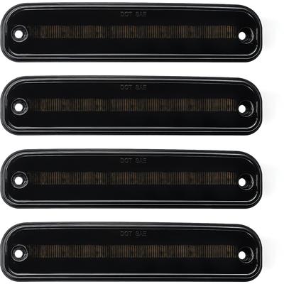 1973-80 Chevrolet, GMC Pickup, Suburban, Jimmy; Marker Lamp Set; Smoked Lens; Red/Amber LED