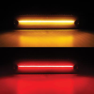 1973-80 Chevrolet, GMC Pickup, Suburban, Jimmy; Marker Lamp Set; Smoked Lens; Red/Amber LED