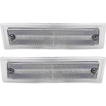 1981-91 Chevrolet, GMC Pickup, Suburban, Jimmy; Front Marker Lamp; Clear Lens; Amber LED; Pair