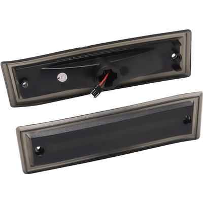 1981-91 Chevrolet, GMC Pickup, Suburban, Jimmy; Front Marker Lamp; Smoked Lens; Amber LED; Pair