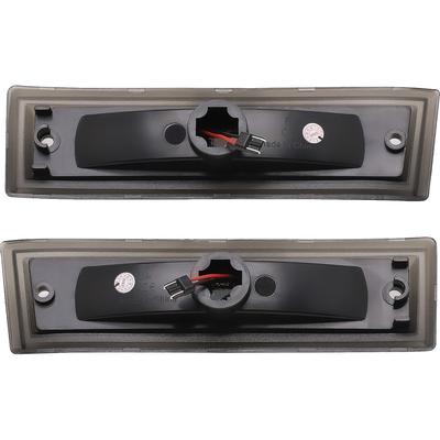 1981-91 Chevrolet, GMC Pickup, Suburban, Jimmy; Front Marker Lamp; Smoked Lens; Amber LED; Pair