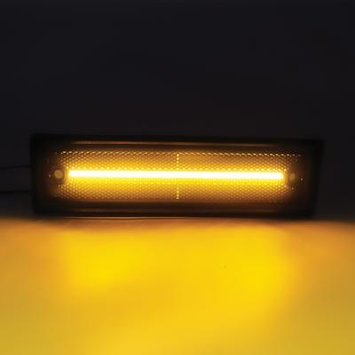 1981-91 Chevrolet, GMC Pickup, Suburban, Jimmy; Front Marker Lamp; Smoked Lens; Amber LED; Pair