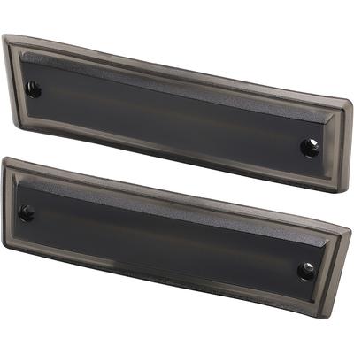 1981-91 Chevrolet, GMC Pickup, Suburban, Jimmy; Front Marker Lamp; Smoked Lens; White LED; Pair