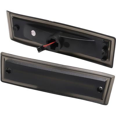1981-91 Chevrolet, GMC Pickup, Suburban, Jimmy; Front Marker Lamp; Smoked Lens; White LED; Pair
