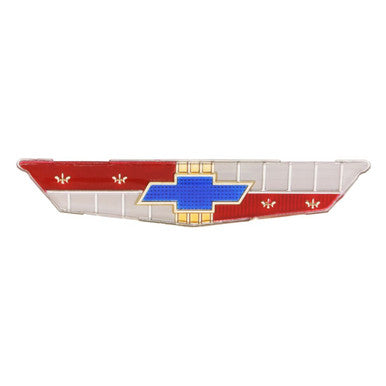 Trim Parts 1961 Chevrolet Full Size Car 6-Cylinder/283 V-8 Trunk Emblem Insert Only, Each - (2137)