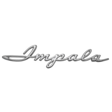 Trim Parts 1962 Chevrolet Impala Rear Quarter Panel "Impala" Scritpt W/Fateners, Pair - (2171)