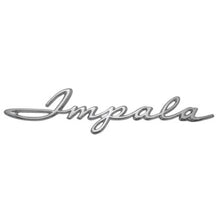 Trim Parts 1962 Chevrolet Impala Rear Quarter Panel "Impala" Scritpt W/Fateners, Pair - (2171)
