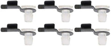 1964-66 Mustang, 66-67 Bronco; Door Latch Rod Retainer; OE Style Metal Clip; 6 Piece Set