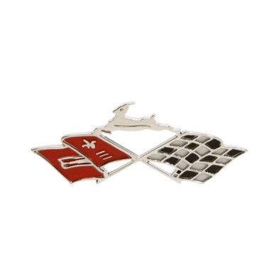 Trim Parts 1961-62 Chevrolet Impala Shift Plate Console Emblem W/Fasteners, Each - (2197)
